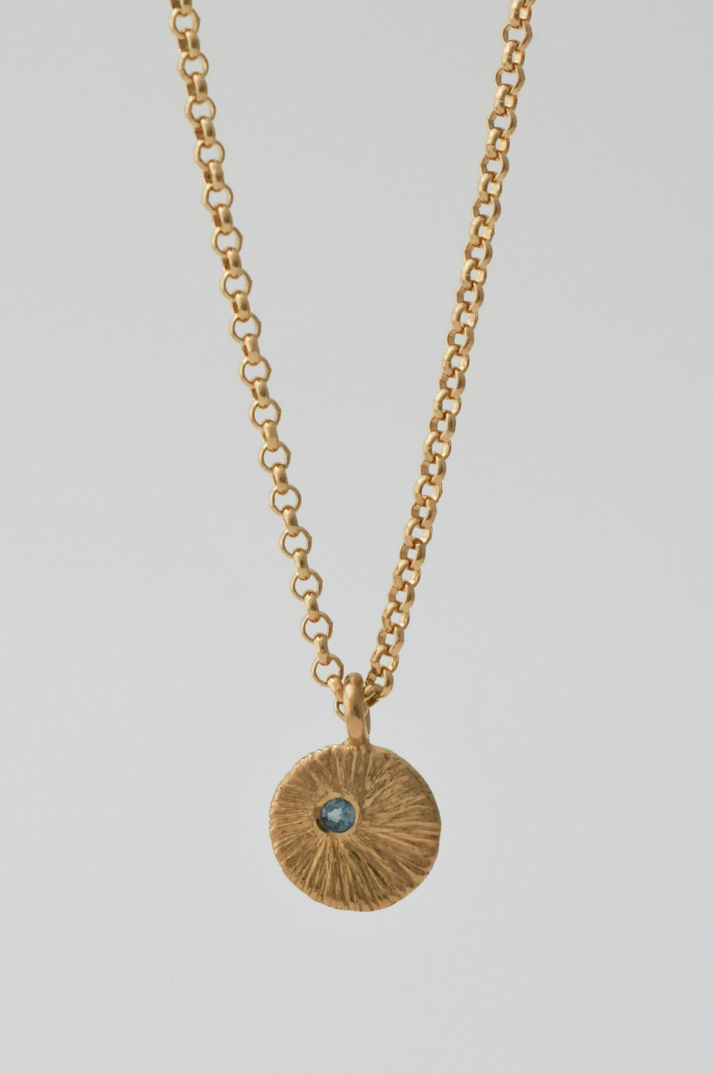 18ct Gold Rae Birthstone Pendant Necklace