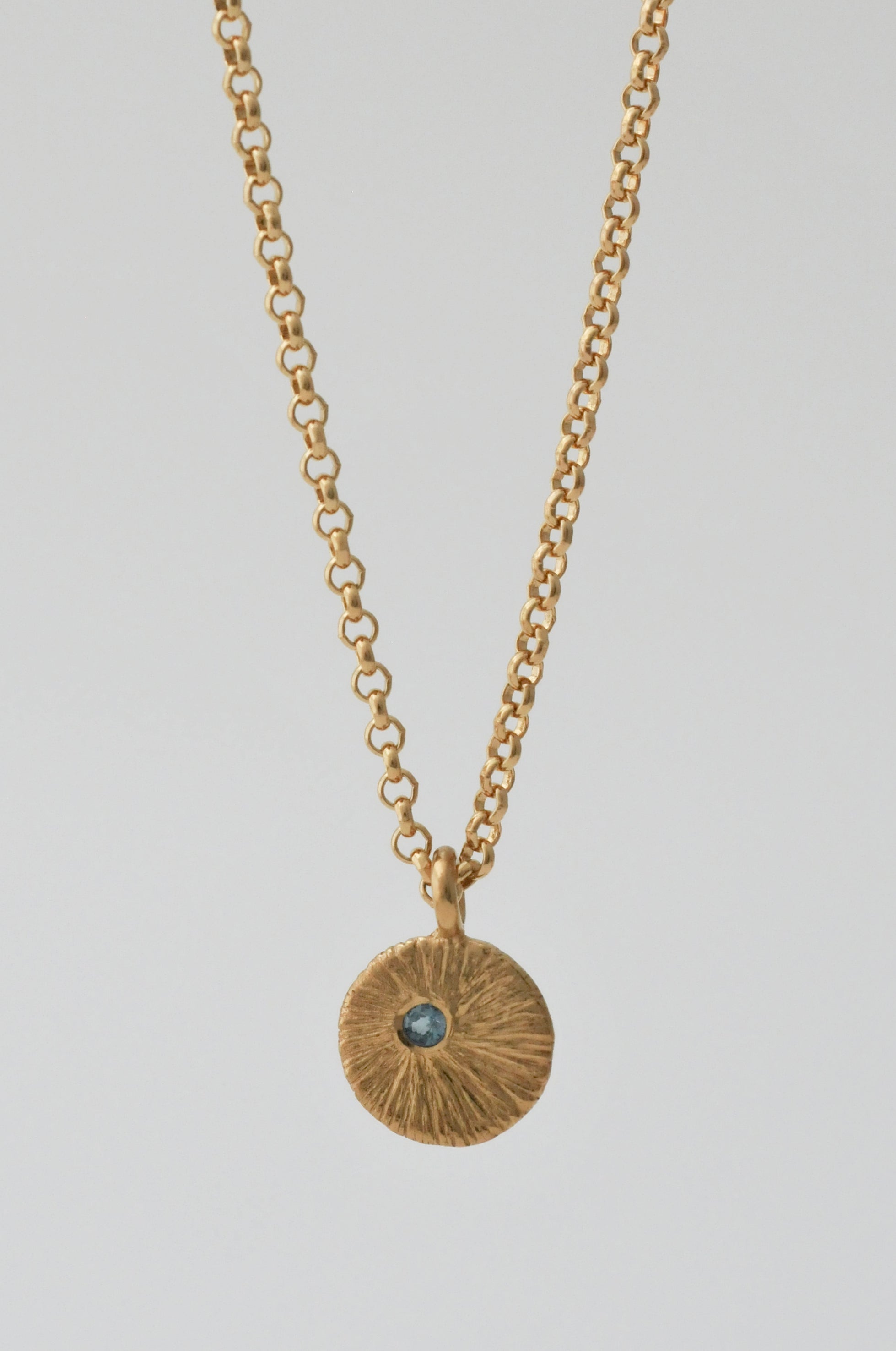 18ct Gold Rae Birthstone Pendant Necklace