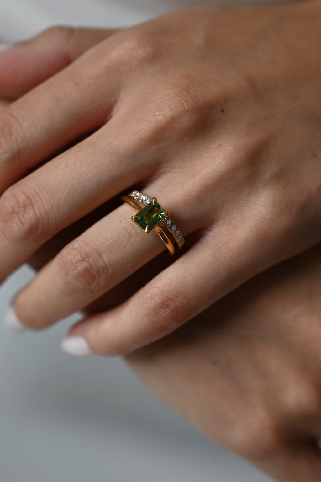 Juniper Diamond Half Eternity Wedding Band