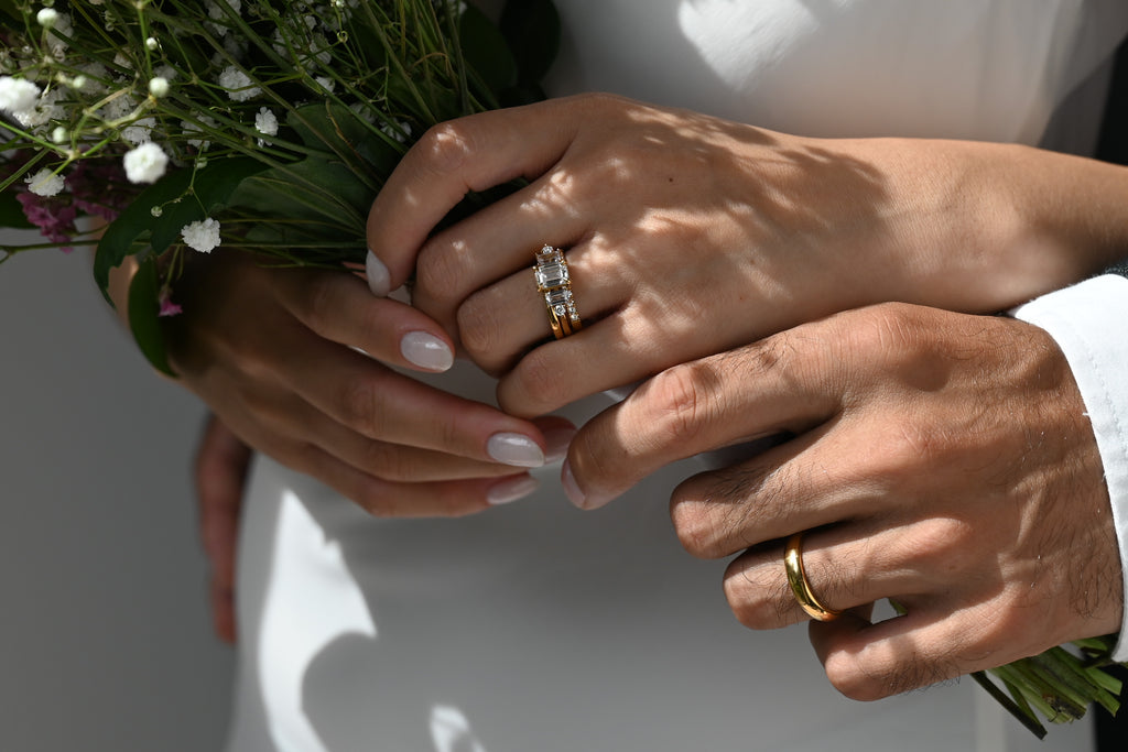 Juniper Diamond Half Eternity Wedding Band