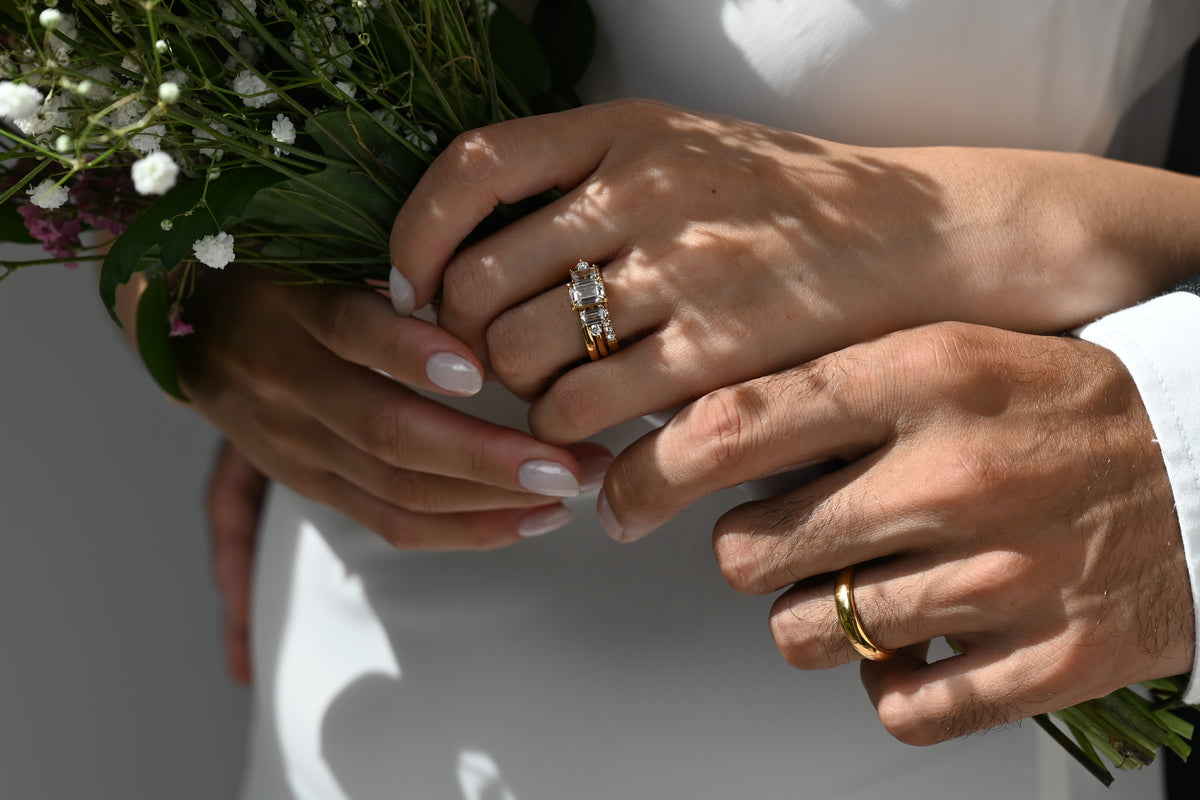 Juniper Diamond Half Eternity Wedding Band
