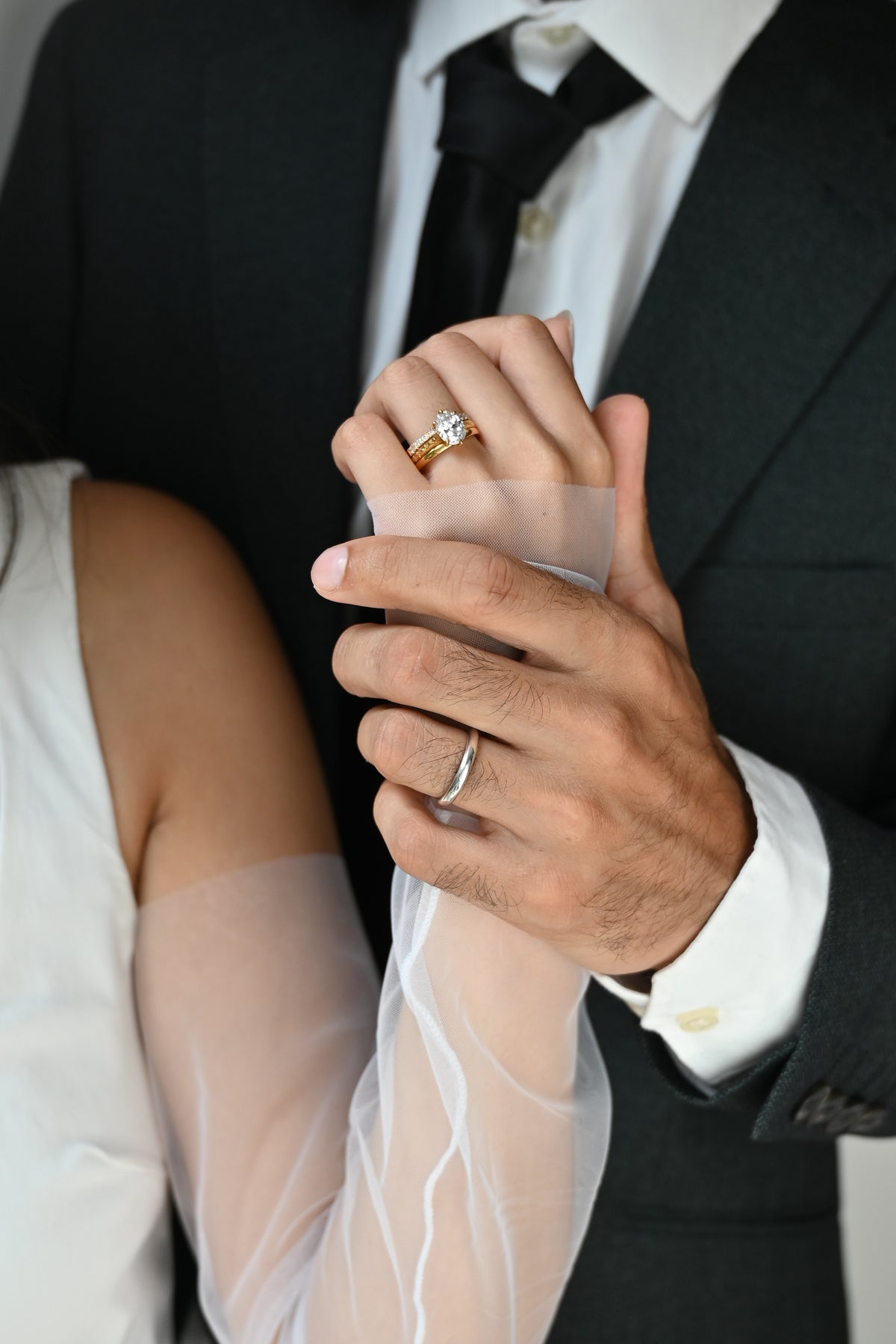 Juniper Diamond Half Eternity Wedding Band