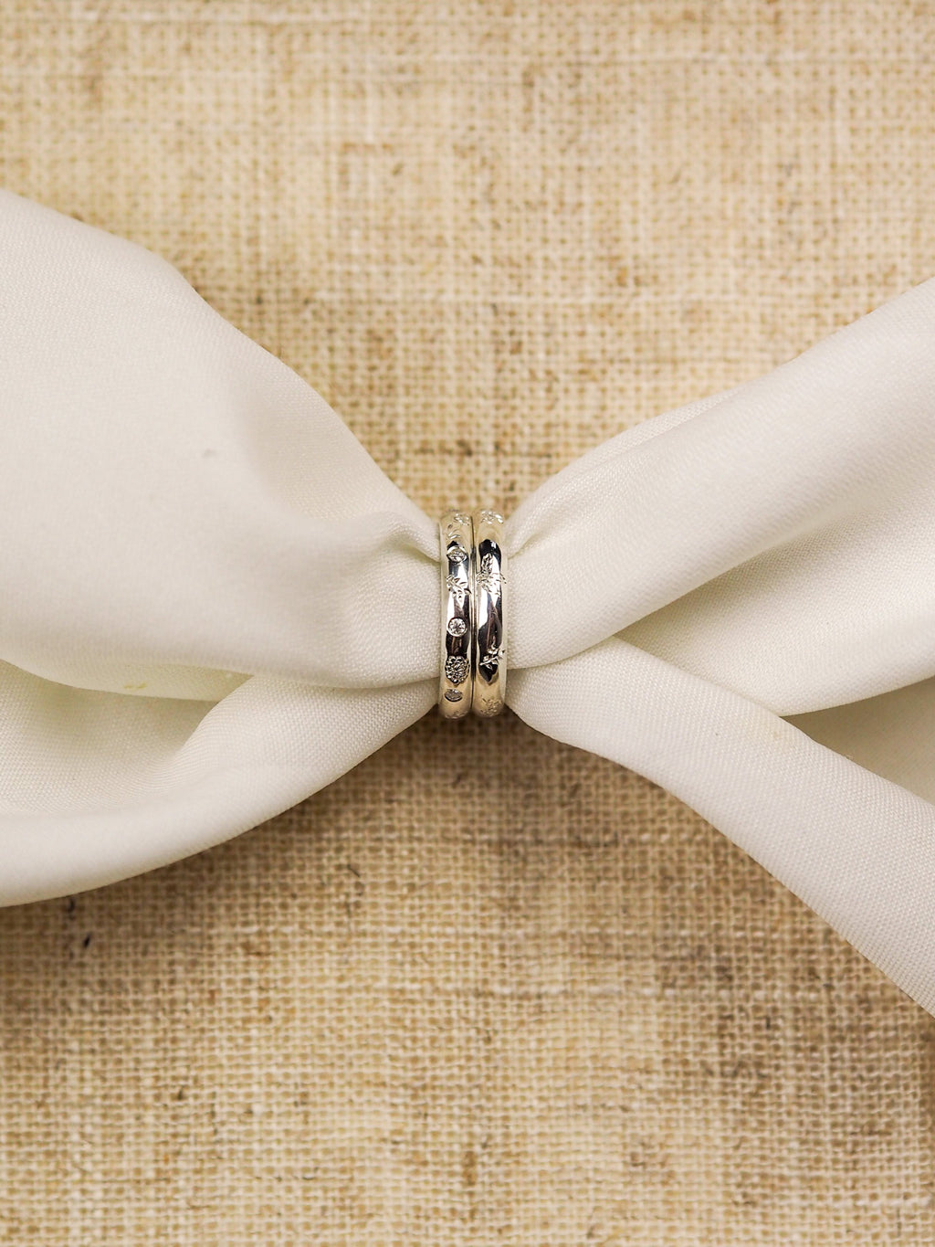 HAND ENGRAVED birth flower ring | Hannah McDanielson Jewellery - personalised birth flower engraved ring