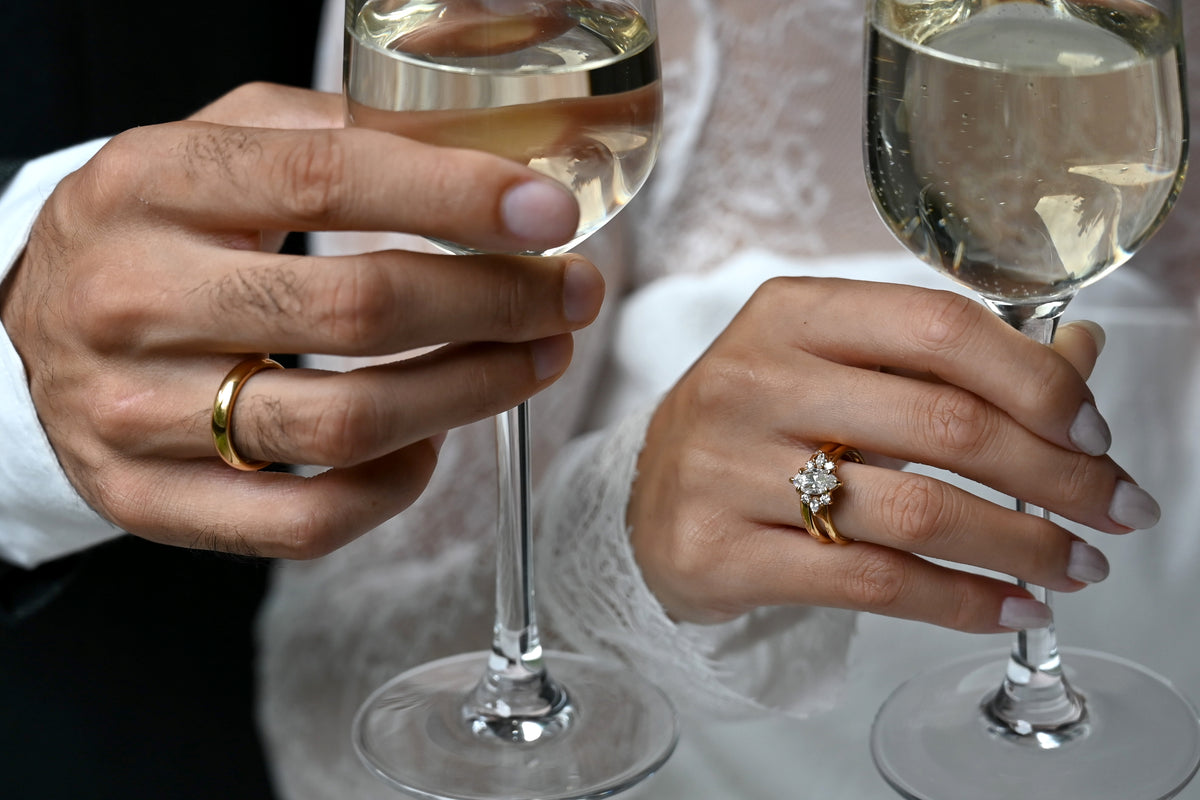 Holly Marquise Cluster Engagement Ring