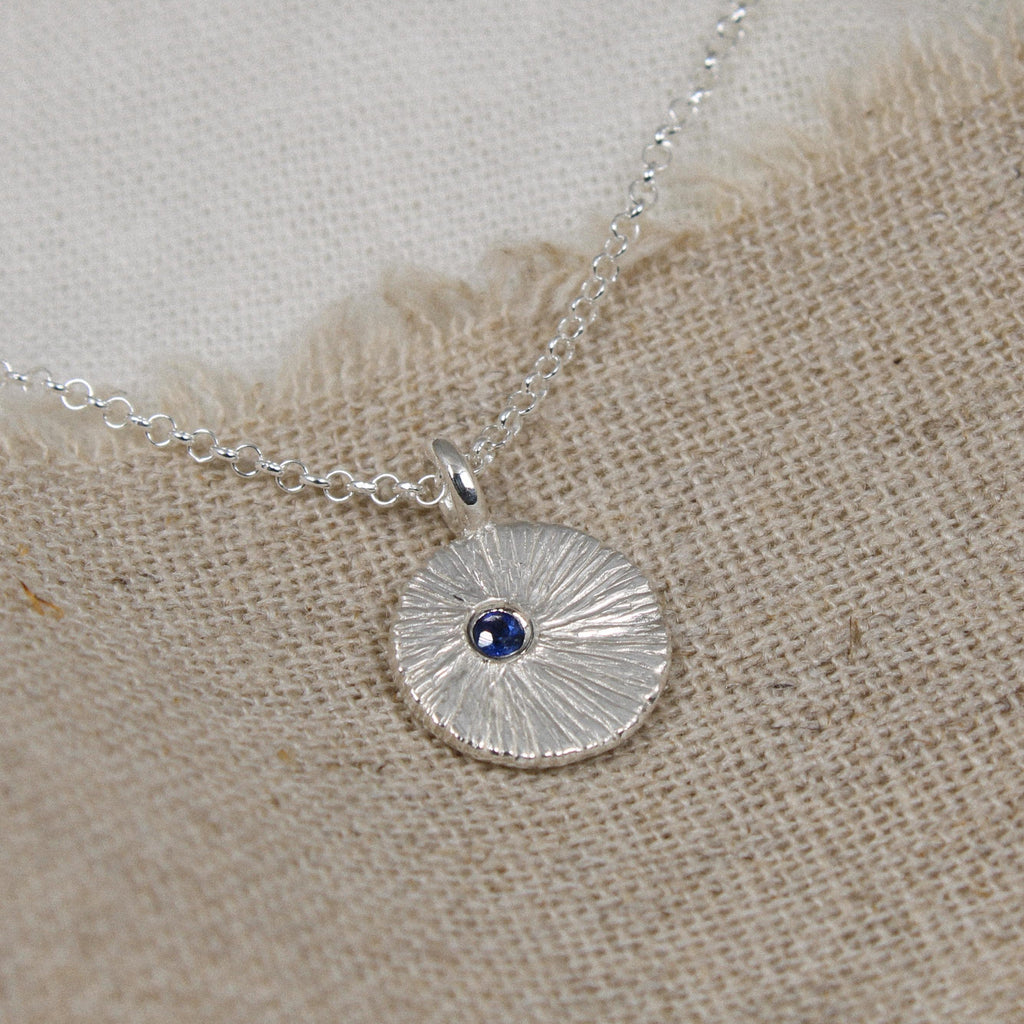 Silver Rae Birthstone Pendant Necklace