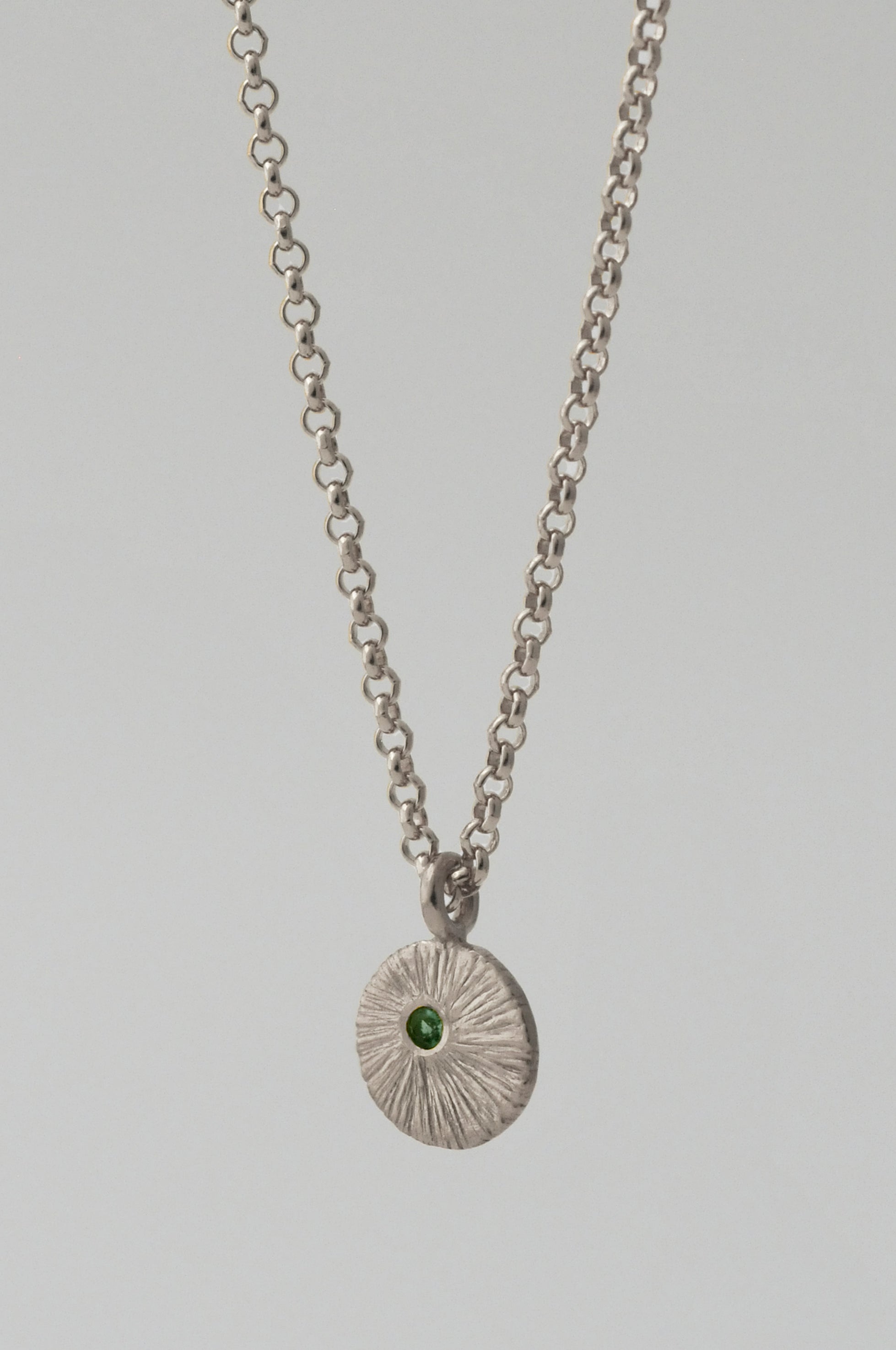 Silver Rae Birthstone Pendant Necklace